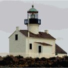 Point Loma Lighthouse, CA Pattern Chart Graph