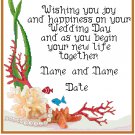 Beach Wedding Sampler Pattern Chart Graph