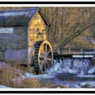 Hyde's Mill, Ridgeway, WI 1850 Pattern Chart Graph