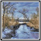 Icy Mill Creek in Ridgeway, WI Pattern Chart Graph