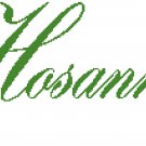 Hosannah! Symbol Pattern Chart Graph