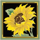 Sunflower Pillow Top Cross St/Needlepoint pattern chart graph