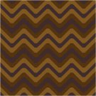 Ripple Seat or Pillow Top X-Stitch or Needlepoint pattern chart graph