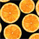 Oranges Seat or Pillow Top X-Stitch or Needlepoint pattern chart graph