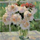 Monet's Peonies Pattern Chart Graph