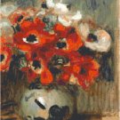 Renoir's Anemonies 1905 Pattern Chart Graph