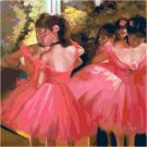Dancers in Pink (detail) by Edgar Degas