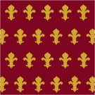 Fleur de Lis 2 Seat or Pillow Top Seat or Pillow X-Stitch or Needlepoint pattern chart graph