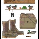 Duck Hunting Gear Pattern Chart Graph
