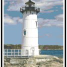 Portsmouth Harbor Lighthouse, NH Pattern Chart Graph