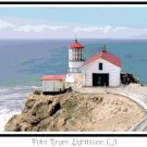 Point Reyes Lighthouse, CA Pattern Chart Graph