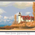 Point Betsie Lighthouse, MI Pattern Chart Graph