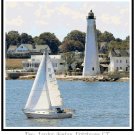 New London Harbor Lighthouse, CT Pattern Chart Graph