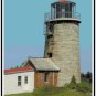 Monhegan Lighthouse, ME Pattern Chart Graph