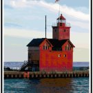 Holland Lighthouse, MI Pattern Chart Graph