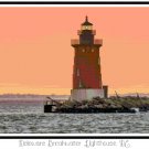 Deleware Breakwater Lighthouse, DE Pattern Chart Graph