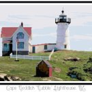 Cape Neddick "Nubble" Lighthouse, ME Pattern Chart Graph