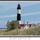 Big Sable Lighthouse, MI Pattern Chart Graph Big Sable Lighthouse, MI Pattern Chart Graph