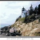 Bass Head Lighthouse, ME Pattern Chart Graph