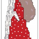 OLD TIME SANTA 4 quick and easy pattern chart graph