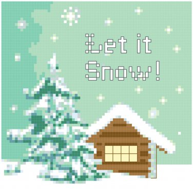 Let It Snow! Pattern Chart Graph
