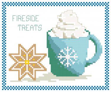 Fireside Treats quick and easy Pattern Chart Graph