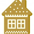 Christmas Cookie House quick and easy Pattern Chart Graph