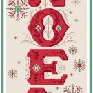 Victorian Noel Banner Vertical Pattern Chart Graph Victorian Noel Banner Vertical Pattern Chart Graph