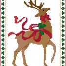 Christmas Decorated Reindeer Pattern Chart Graph Christmas Decorated Reindeer Pattern Chart Graph