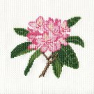 "RHODODENDRON" Finished Completed Counted Cross Stitchery