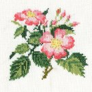 "WILD ROSES" Finished Completed Counted Cross Stitchery "WILD ROSES" Finished Completed Counted Cross Stitchery