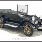1915 Studebaker Cross Stitch Pattern Chart Graph