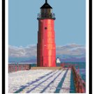 Milwaukee Pierhead Lighthouse, WI Pattern Chart Graph