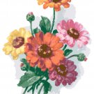 Summer Zinnias Pattern Chart Graph