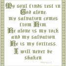 Rest - My Soul Finds Rest Pattern Chart Graph Rest - My Soul Finds Rest Pattern Chart Graph