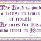 Trust - The Lord Is Good Pattern Chart Graph
