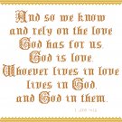 Love - And So We Know Pattern Chart Graph Love - And So We Know Pattern Chart Graph