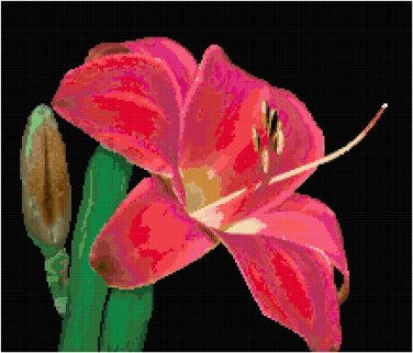 Flower Power Daylily Pattern Chart Graph