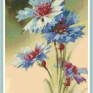 Blue Cornflowers by Catherine Klein Pattern Chart Graph
