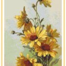 Deep Yellow Daisies by Catherine Klein Pattern Chart Graph
