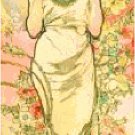 The Rose by Alphonse Mucha Pattern Chart Graph