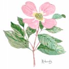 Pink Dogwood Flower Cross Stitch Chart Pattern Graph Pink Dogwood Flower Cross Stitch Chart Pattern Graph