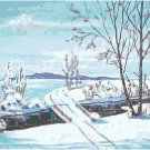 A Wintery Day Cross Stitch Pattern Chart Graph