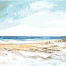 Lake Michigan in Winter Cross Stitch Pattern Chart Graph