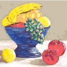 Still Life with Fruit Cross Stitch Pattern Chart Graph