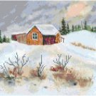 More Snow Coming Cross Stitch Pattern Chart Graph