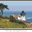 Point San Luis Lighthouse Cross Stitch Pattern Chart Graph