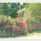 The Garden Arbor Cross Stitch Pattern Chart Graph