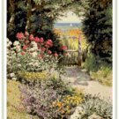 A New England Garden Cross Stitch Pattern Chart Graph A New England Garden Cross Stitch Pattern Chart Graph