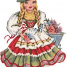 German Doll of the World Cross Stitch Pattern Chart Graph German Doll of the World Cross Stitch Pattern Chart Graph